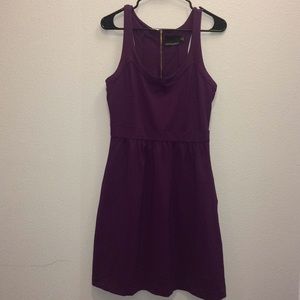 CYNTHIA ROWLEY Plum Colored Dress SZ M